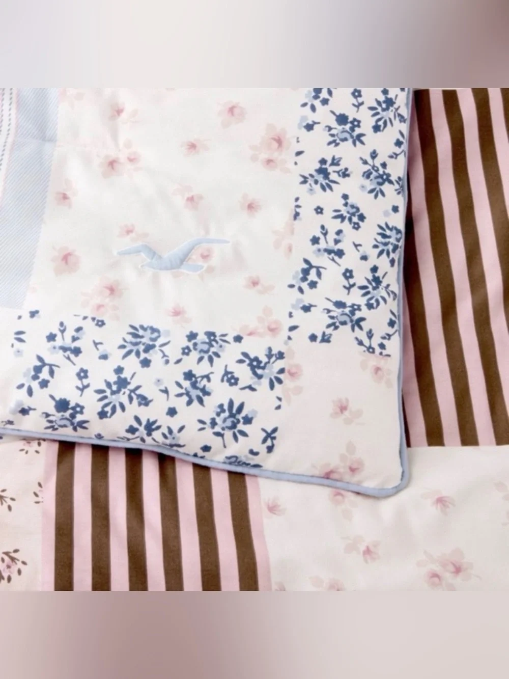 !ShipsFast! Target X Hollister Dorm Girls Floral Patchwork Comforter + Sheet Set